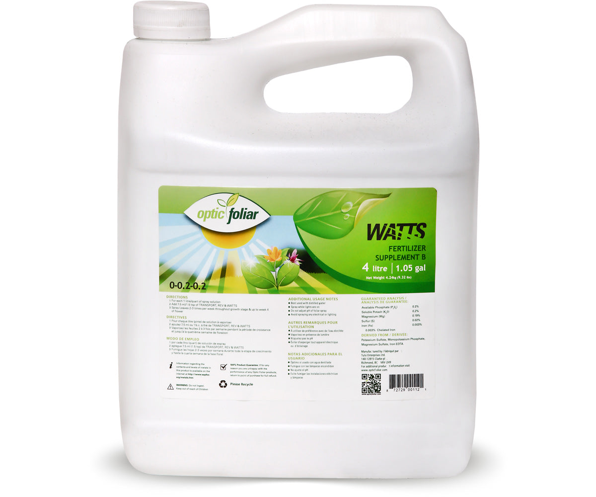 Optic Foliar WATTS 4 L Nutrients & Additives product image 1