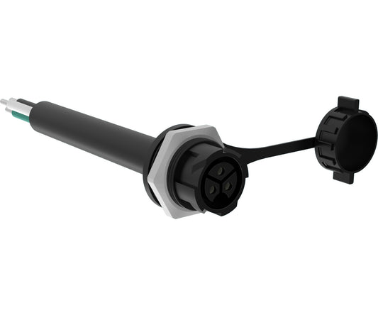 PHOTOBIO AC Female Panel mount 40A M25 Pigtail 6" 10AWG product image 1