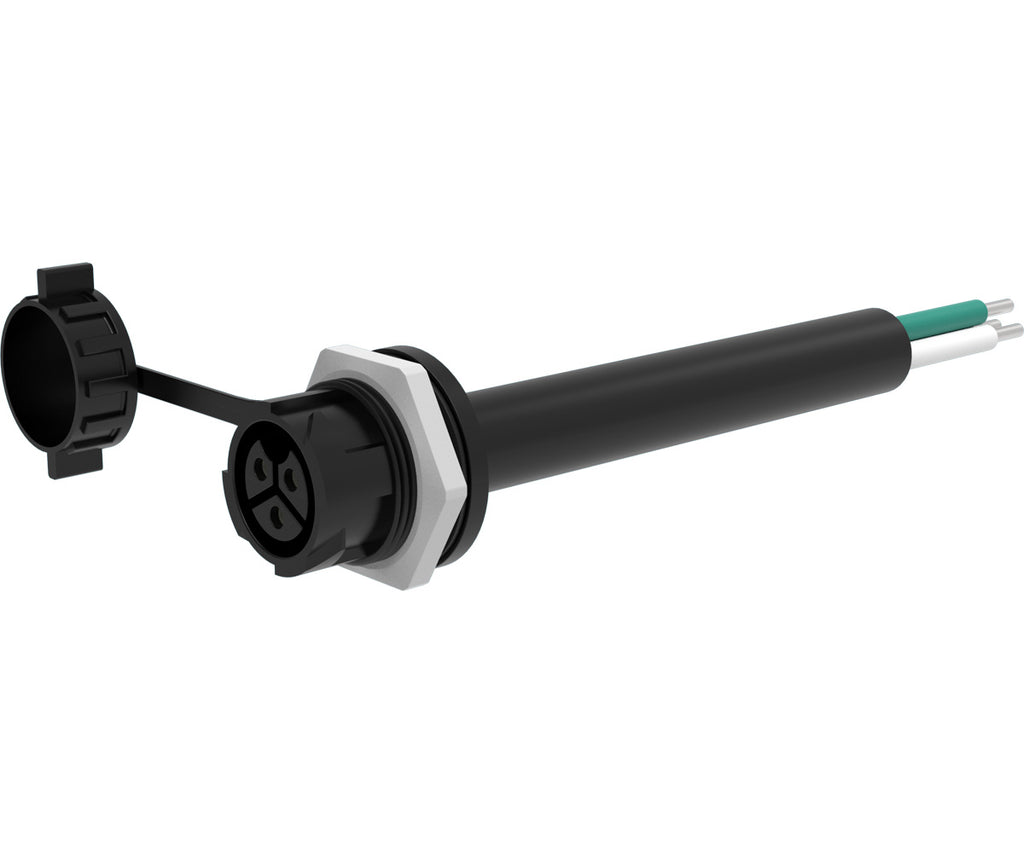 PHOTOBIO AC Female Panel mount 40A M25 Pigtail 6" 10AWG product image 2