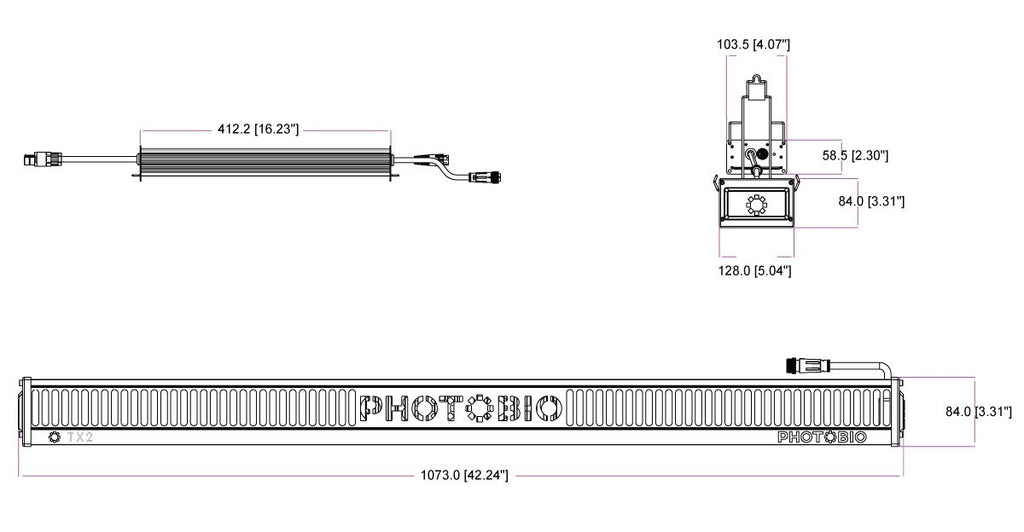 PHOTOBIO TX2 LED 800W 200-480V S5 (10' 277V L7-20P Cord) product image 2