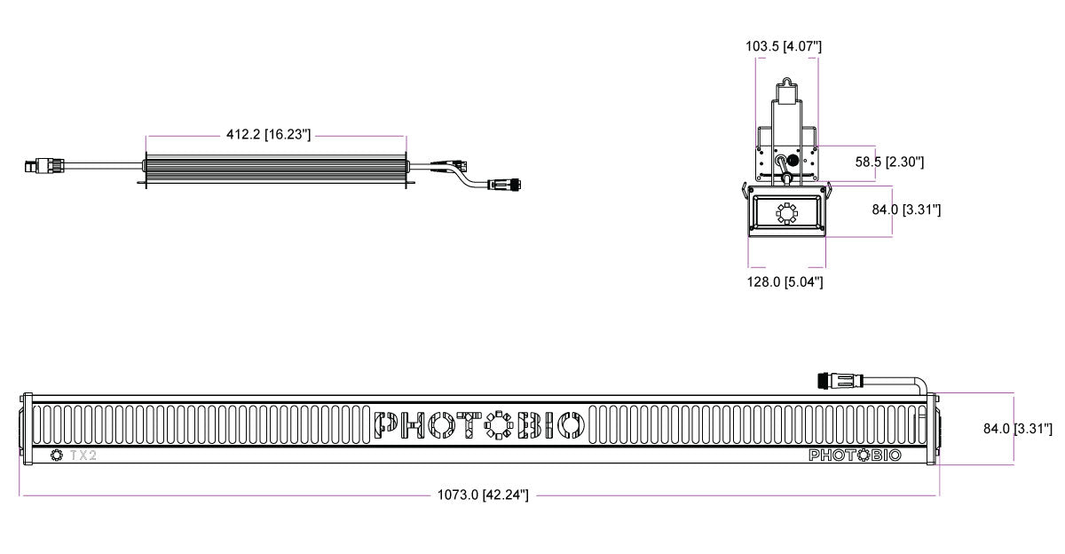 PHOTOBIO TX2 LED 800W 200-480V S5 (NO CORD) product image 2