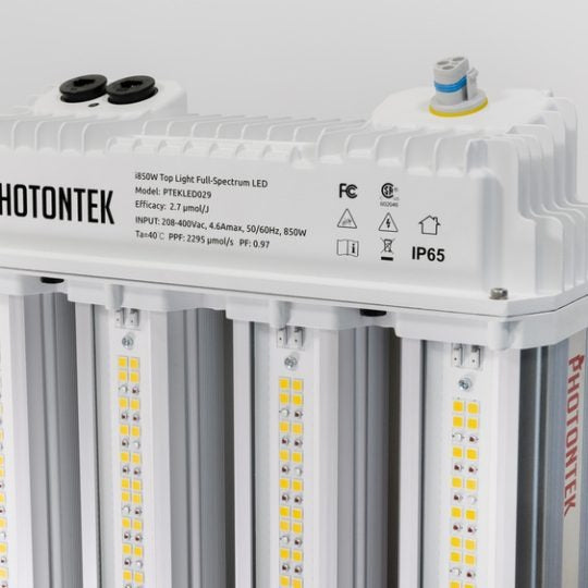 PhotonTek i850W Top Light Full-Spectrum LED Grow Light 400V product image 5