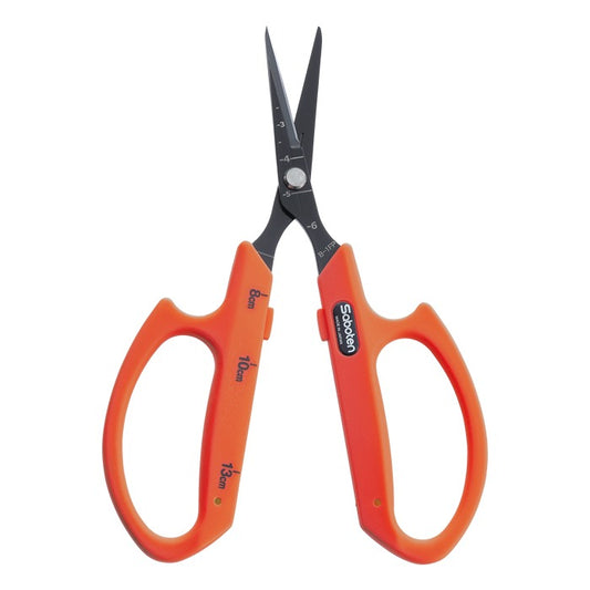 Saboten Fluorine Coated Angled Blade Trimming Scissors - Orange (PT-2) product image 1