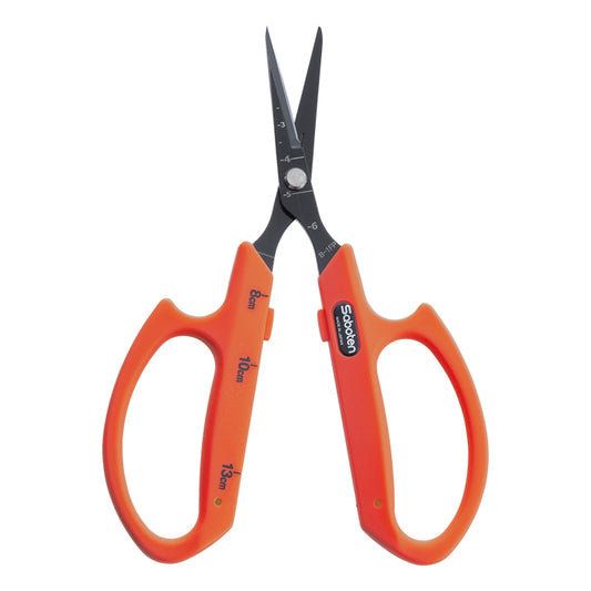 Saboten Fluorine Coated Straight Blade Trimming Scissors - Orange product image 1