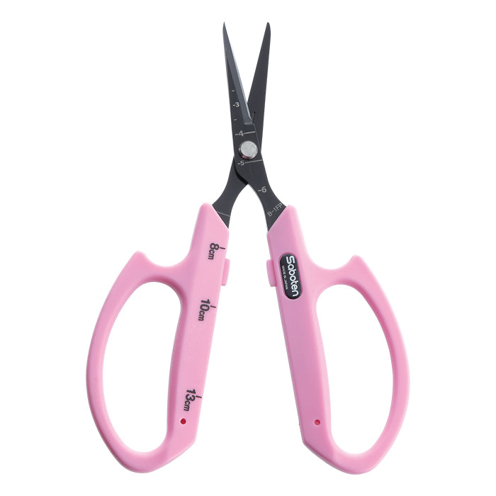 Saboten Fluorine Coated Straight Blade Trimming Scissors - Pink (PT-1) product image 1