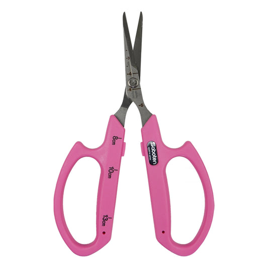 Saboten Stainless Steel Angled Blade Trimming Scissors - Pink (PT-13) product image 1