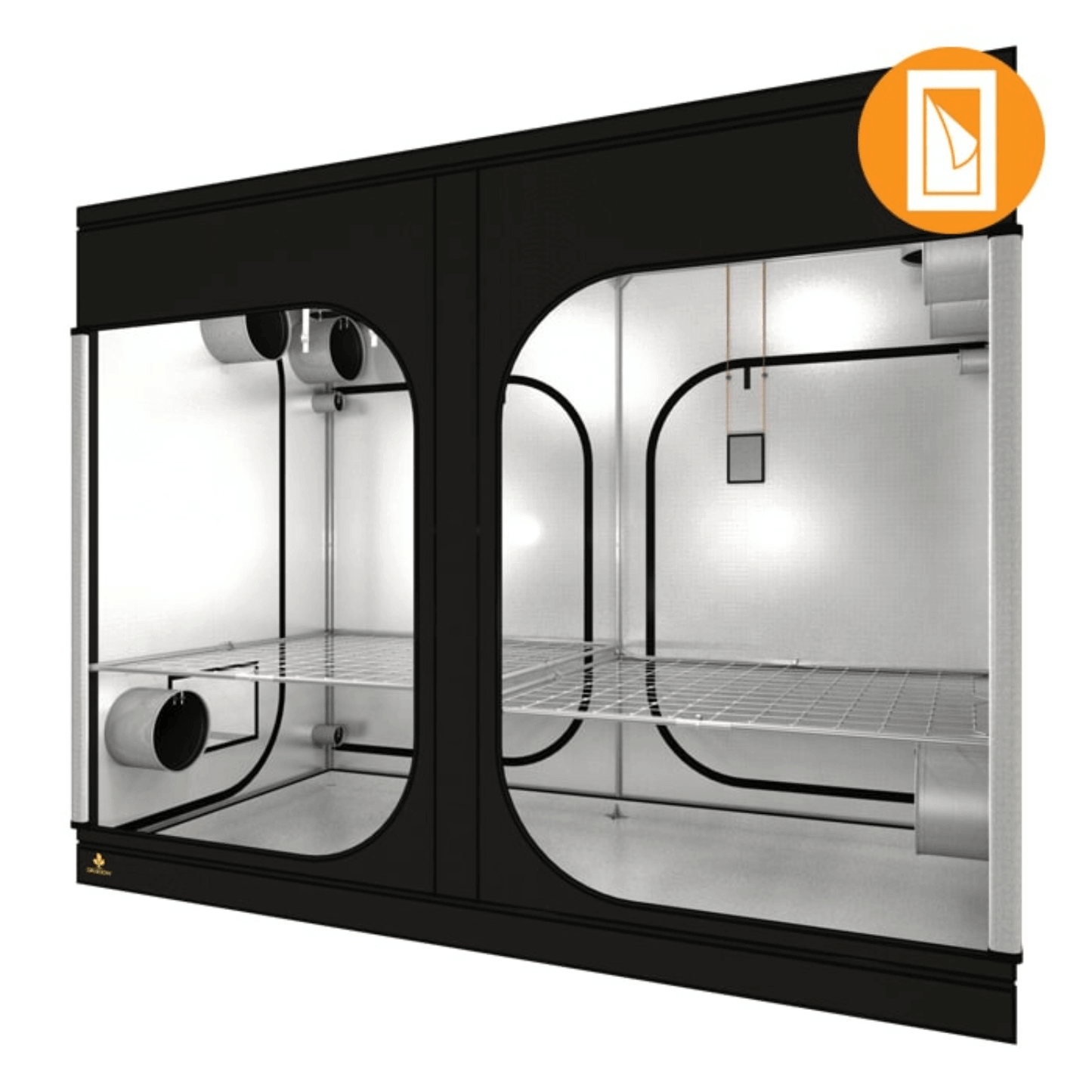 Secret Jardin Dark Room 300 v4.0 indoor grow tent with reflective mylar fabric for optimal light distribution.