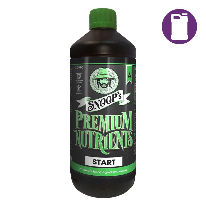 Snoop's Premium Nutrients Start A 1ltr 4-0-0 (Soil Hydro Run To Waste product image 1