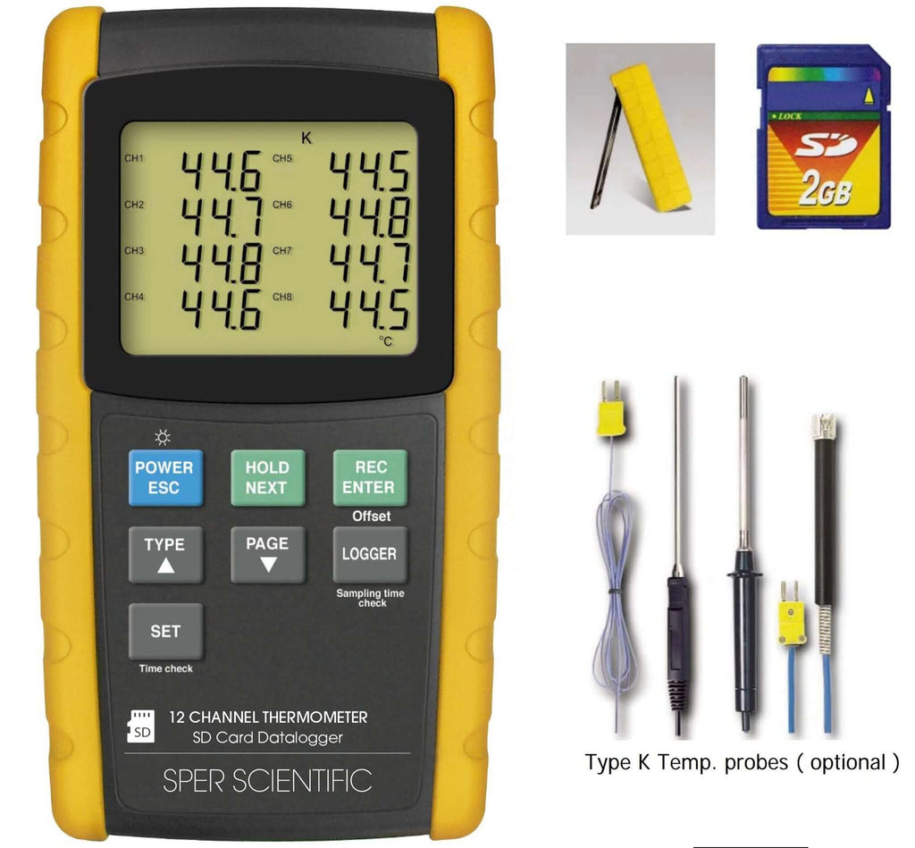 Sper Scientific Direct 12 Channel Digital Thermometer w/ Datalogger product image 2