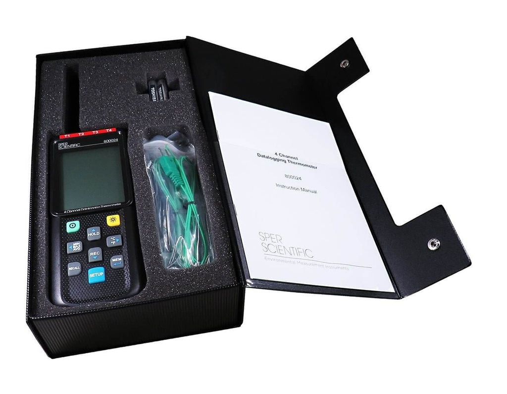 Sper Scientific Direct 4-Channel Datalogging Thermometer product image 3