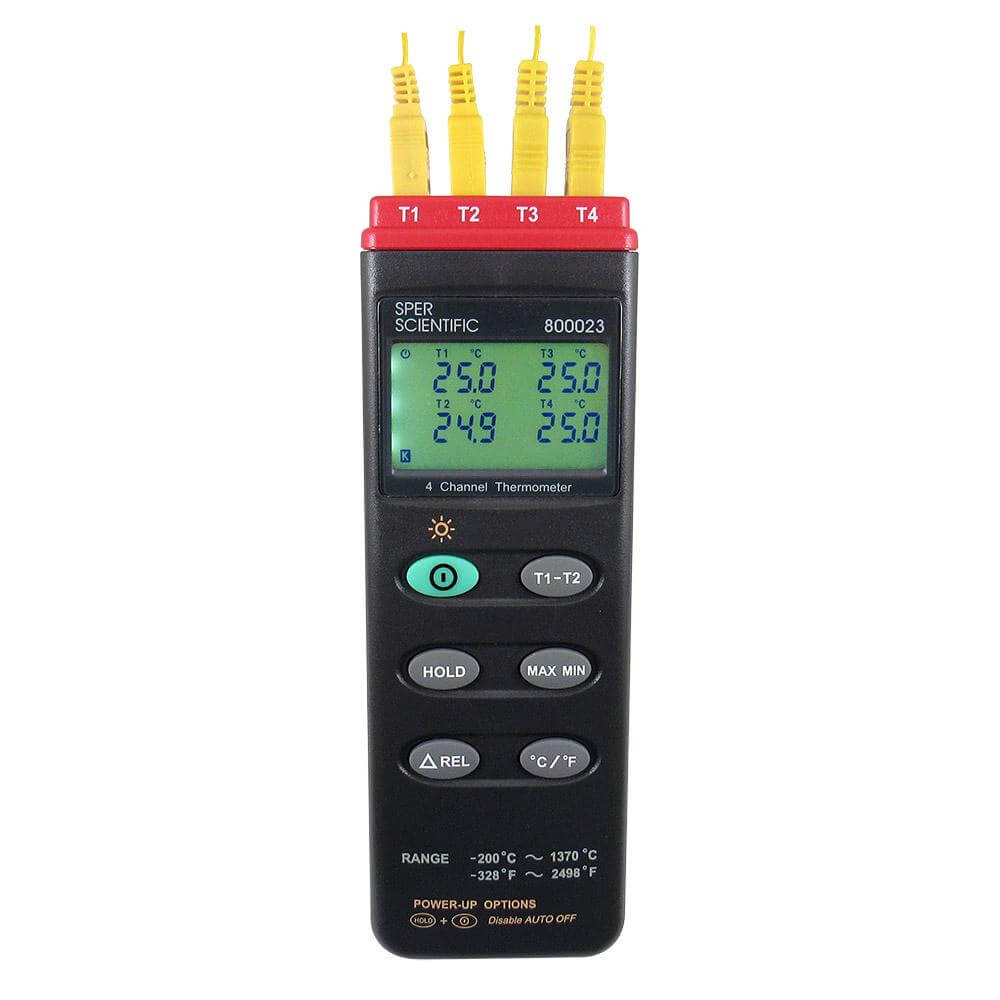 Sper Scientific Direct 4-Channel Thermometer product image 1
