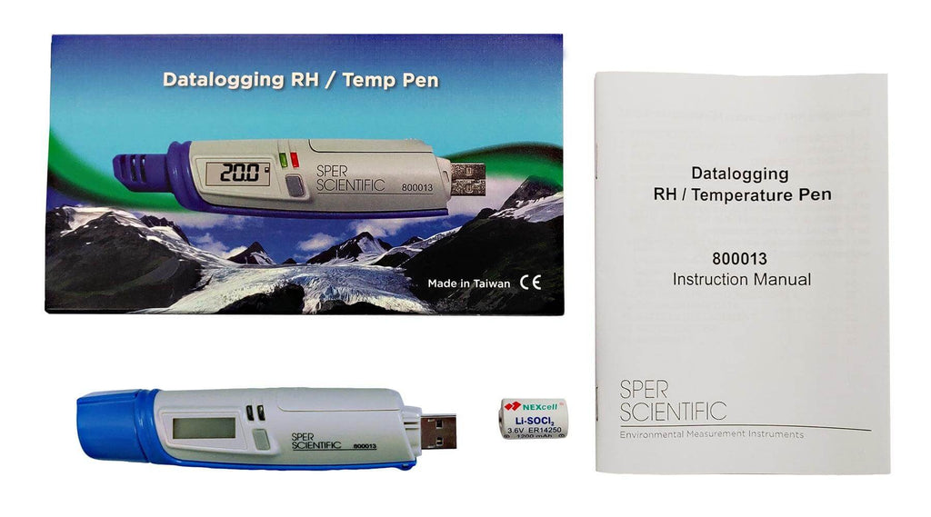 Sper Scientific Direct Datalogging Relative Humidity Temperature Pen product image 4