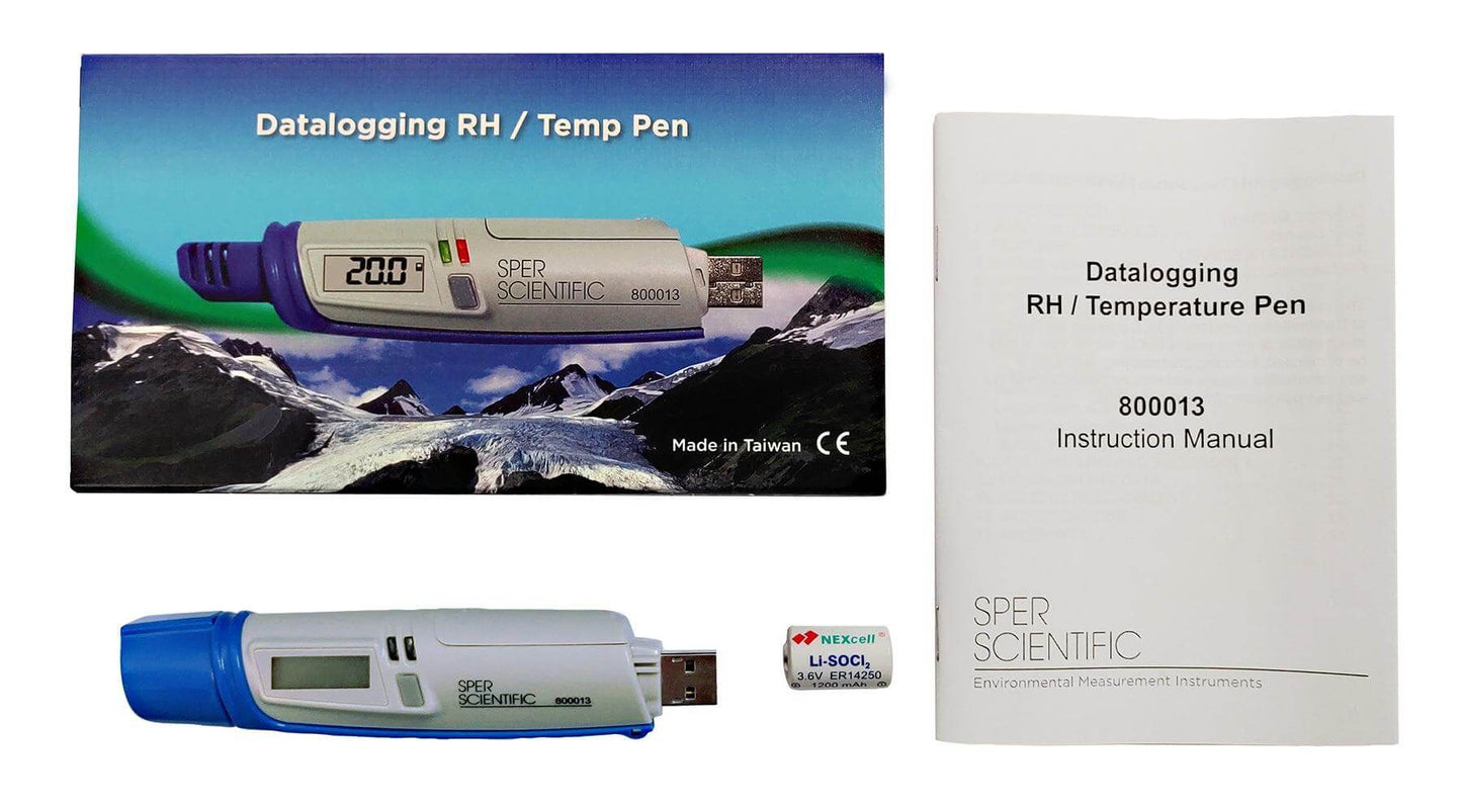 Sper Scientific Direct Datalogging Relative Humidity Temperature Pen product image 4