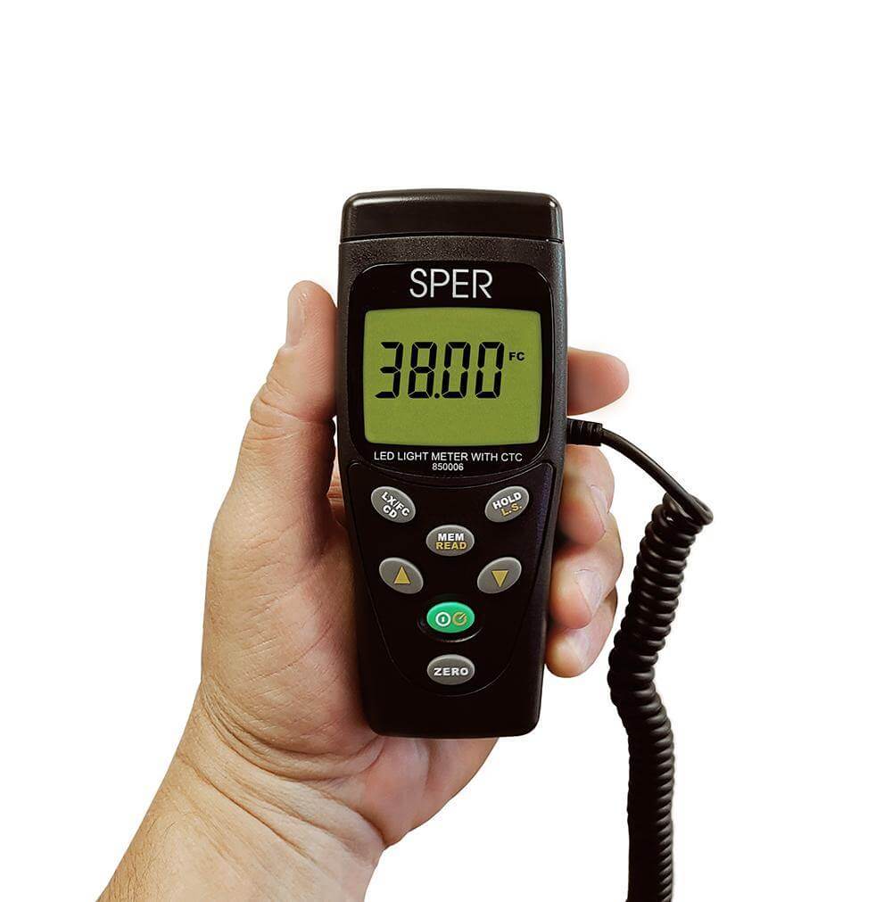 Sper Scientific Direct LED Light Meter w/ Color Temperature product image 3