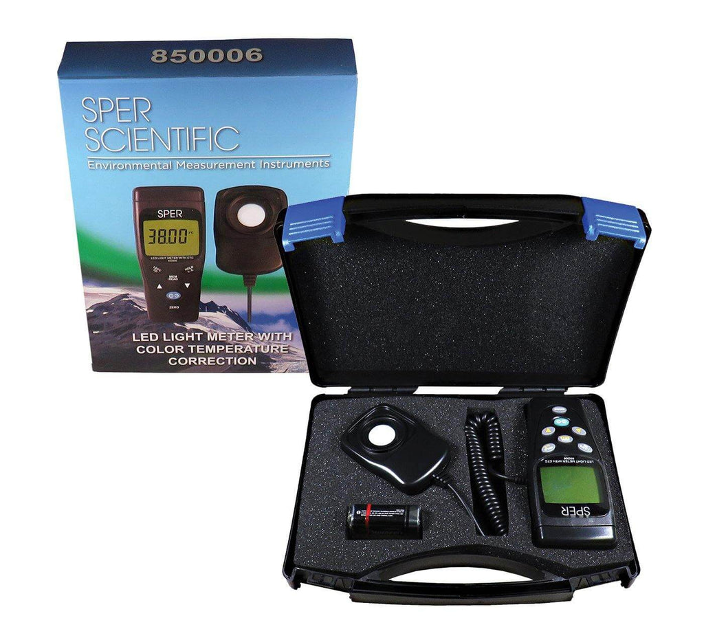 Sper Scientific Direct LED Light Meter w/ Color Temperature product image 5
