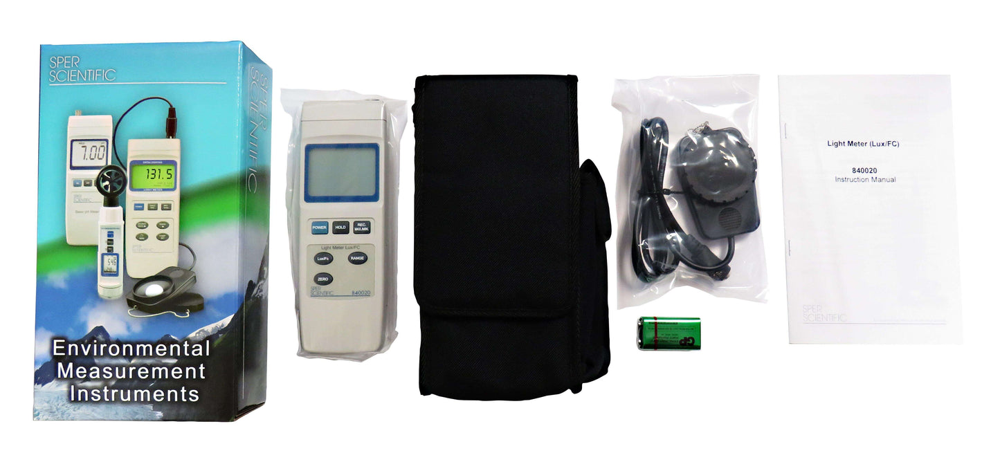 Sper Scientific Direct Light Meter (Lux & Foot-Candles) product image 6