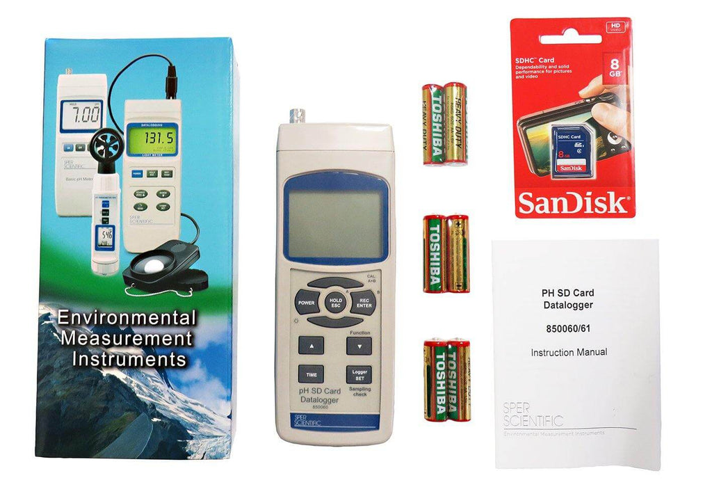 Sper Scientific Direct SD Card Datalogger pH Meter product image 5