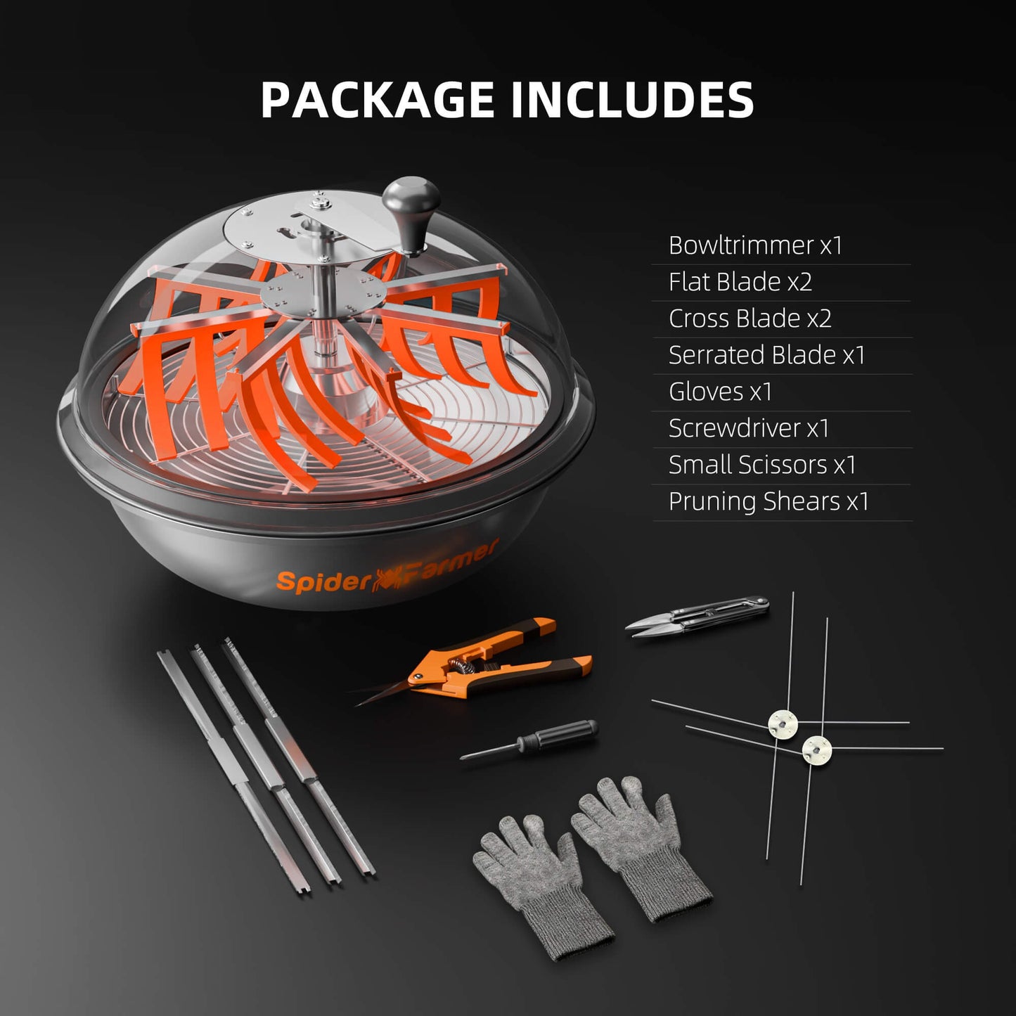 Spider Farmer 16" Bowl Leaf Trimmer product image 5