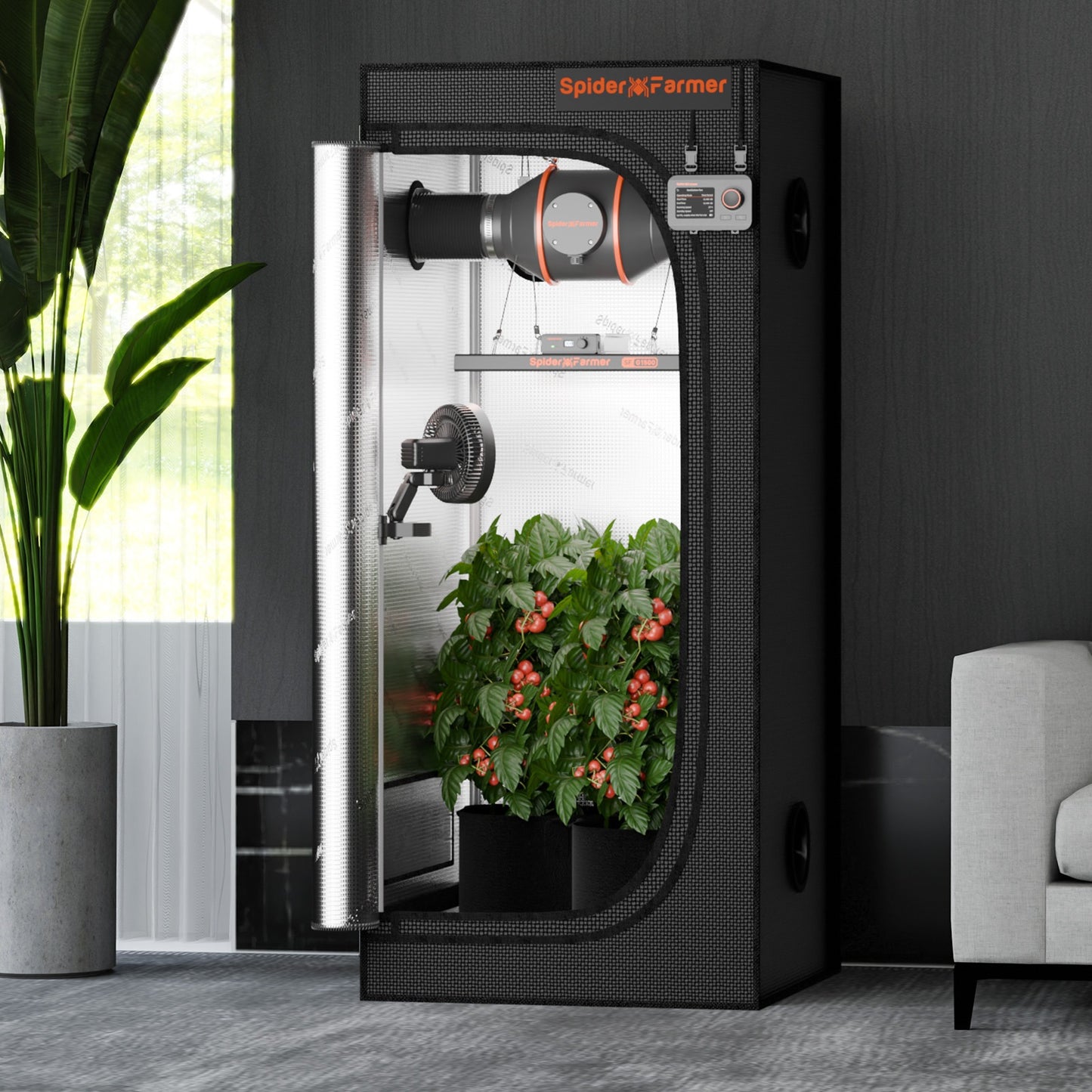 Spider Farmer 2' 4" x 2' 4" x 5' 4" (70 x 70 x 160 cm) Indoor Grow product image 2