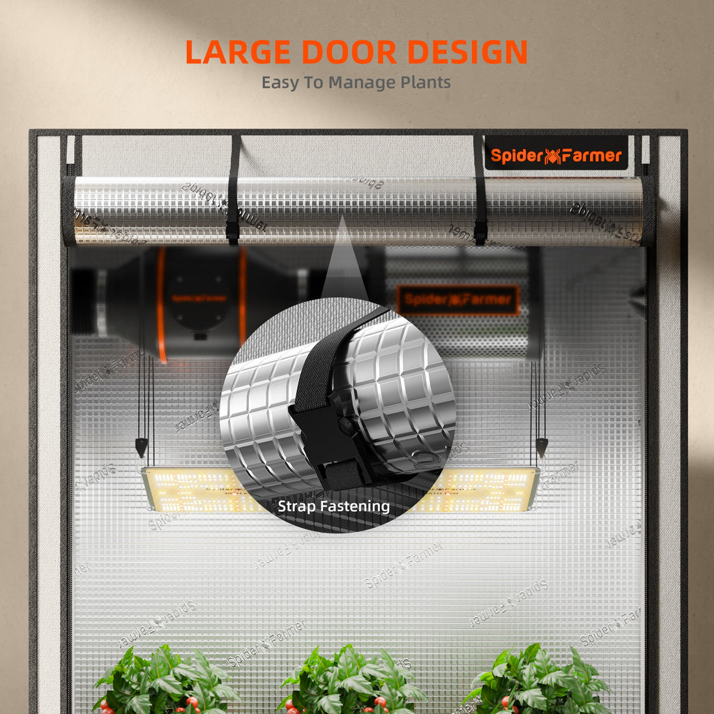 Spider Farmer 4' 8" x 2' 4" x 6' 6" (140 x 70 x 200 cm) Pro White product image 4