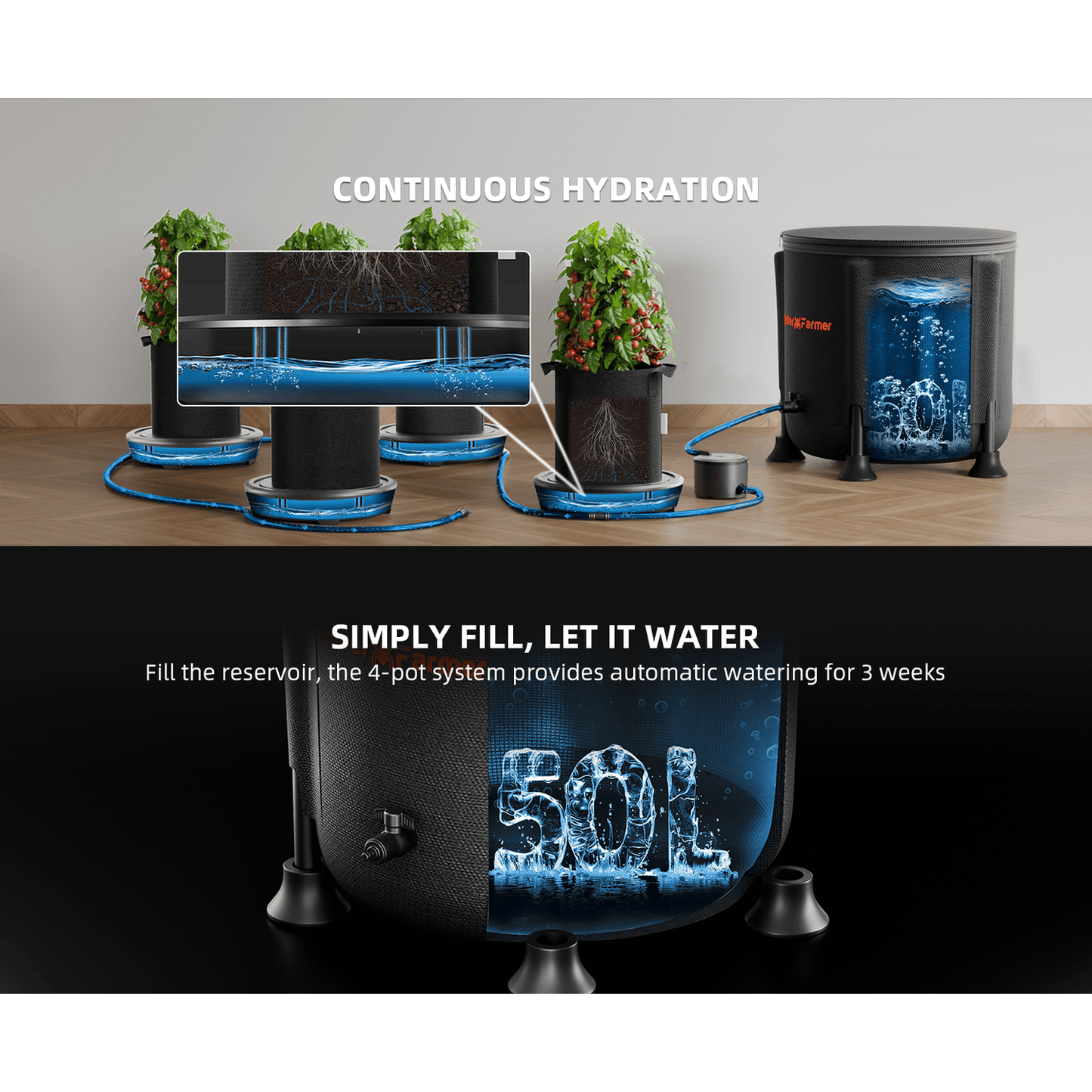 Spider Farmer 4 Self-watering System Kits product image 16