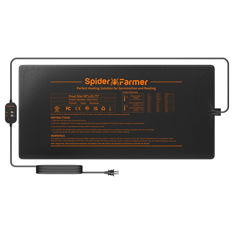 Spider Farmer 48" x 20.75" Seedling Heat Mat & Controller Set product image 1