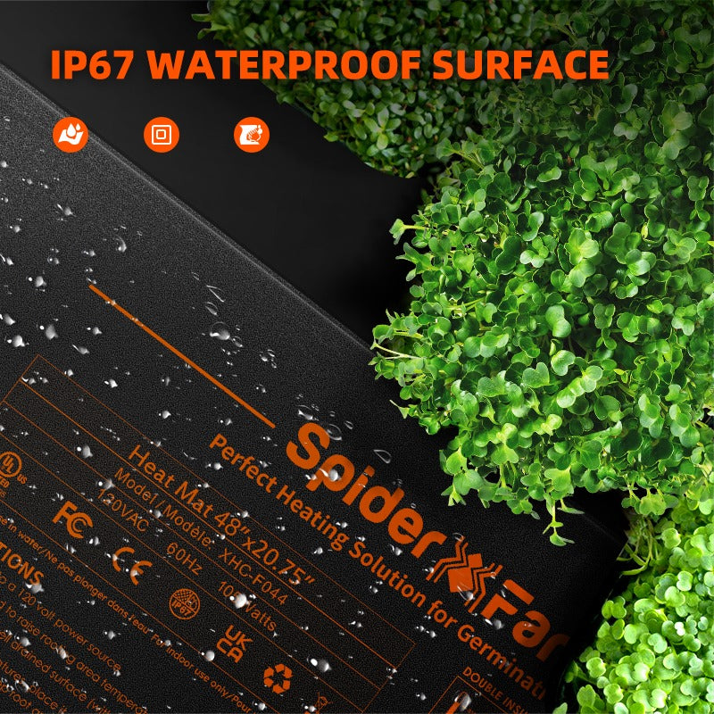 Spider Farmer 48" x 20.75" Seedling Heat Mat & Controller Set product image 5