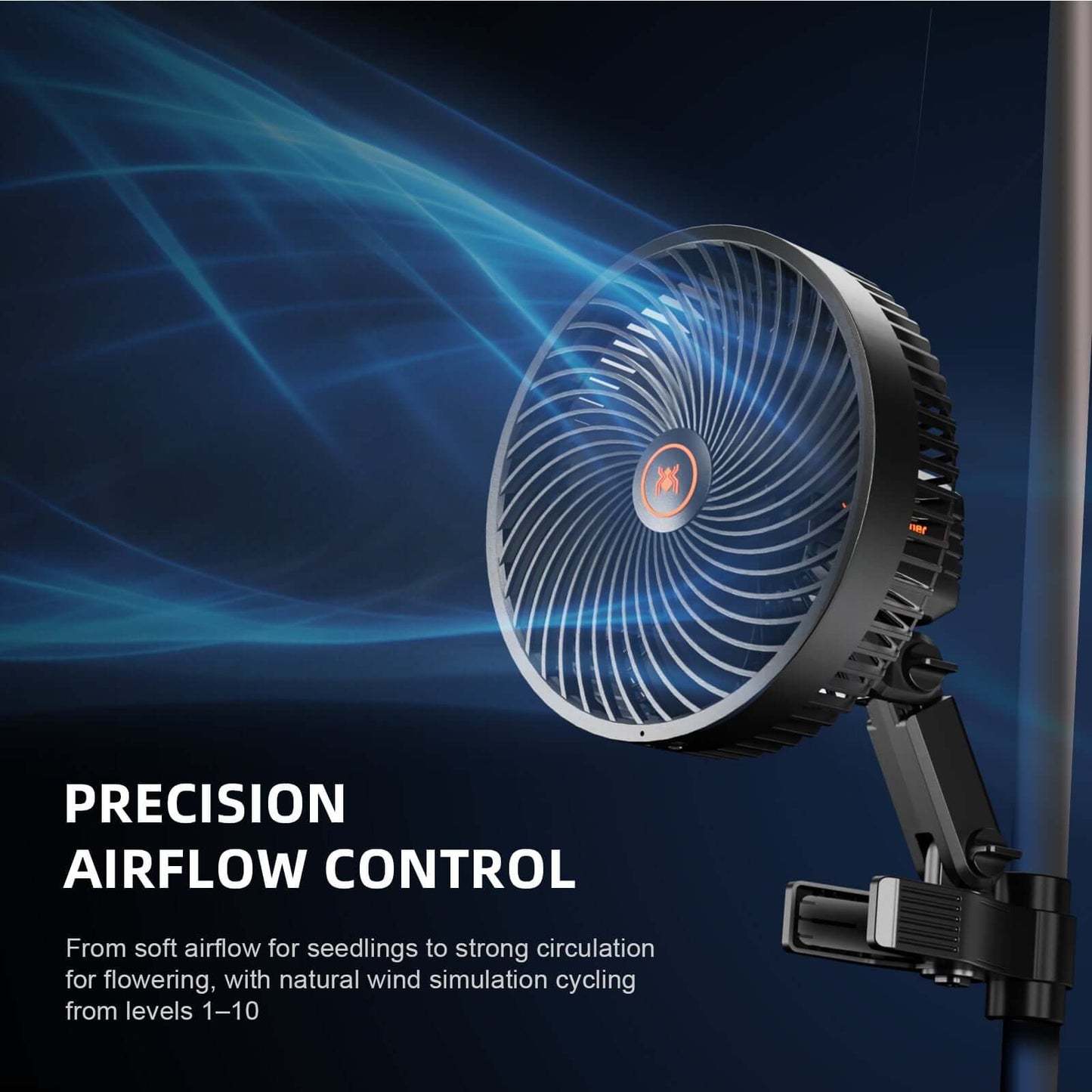 Spider Farmer 6" Clip Fan 10-Speed w/ Wide-Angle Oscillation - Pack product image 5