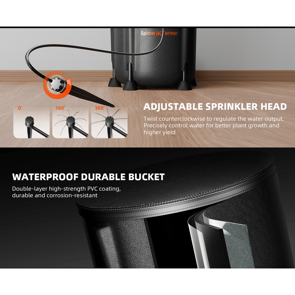 Spider Farmer Automatic Drip Irrigation System w/ Water Pump & 8 Drip product image 10