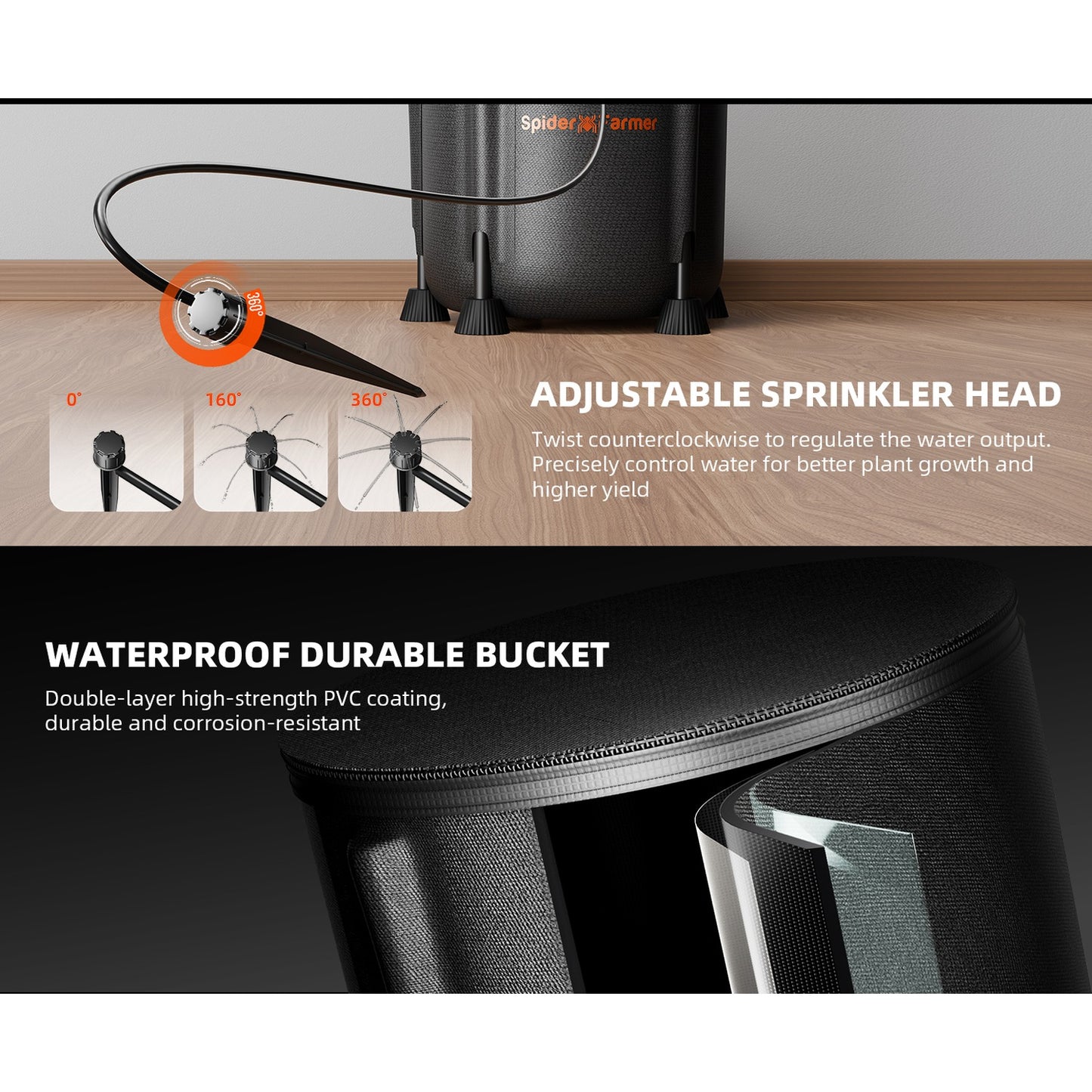 Spider Farmer Automatic Drip Irrigation System w/ Water Pump & 8 Drip product image 2