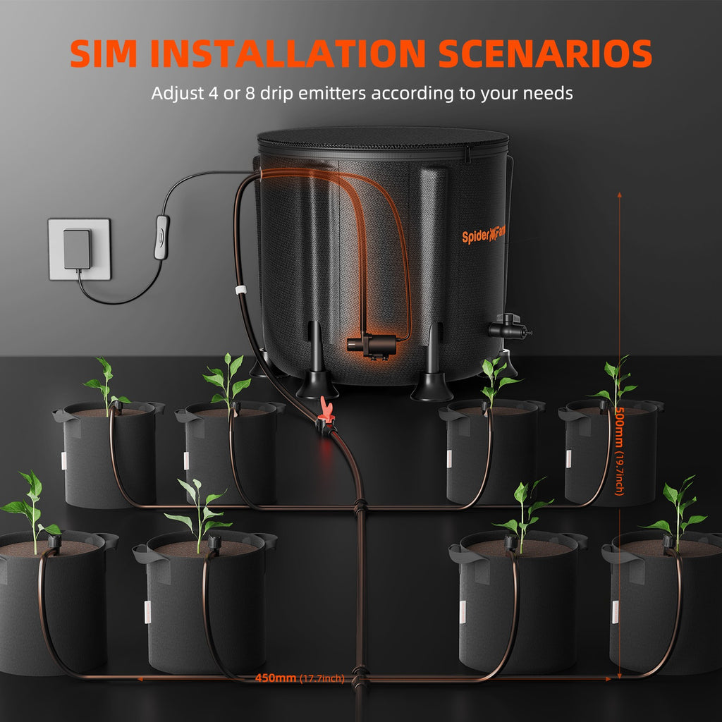Spider Farmer Automatic Drip Irrigation System w/ Water Pump & 8 Drip product image 6