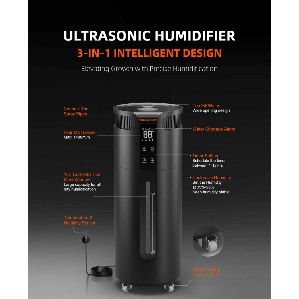 Spider Farmer Cool Mist Humidifier 16L product image 9