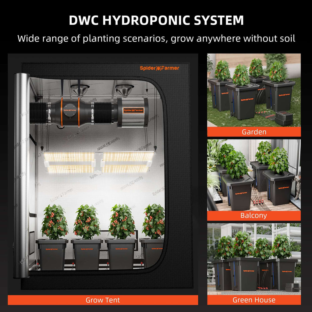Spider Farmer Deep Water Culture Hydroponics Grow System w/ Top Drip product image 8
