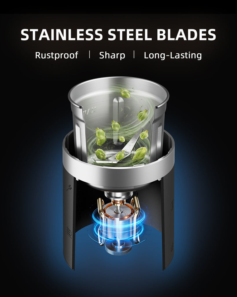 Spider Farmer Electric Herb & Spice Grinder with Removable Stainless Steel Bowl product image 3