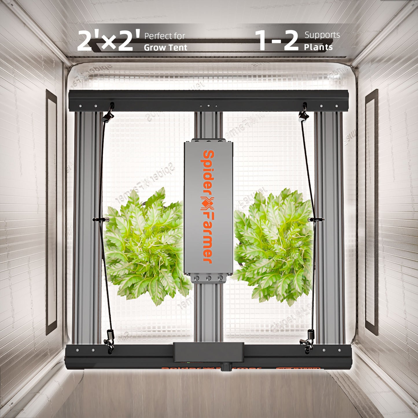 Spider Farmer G1500 150W Dimmable Full Spectrum LED Grow Light product image 13
