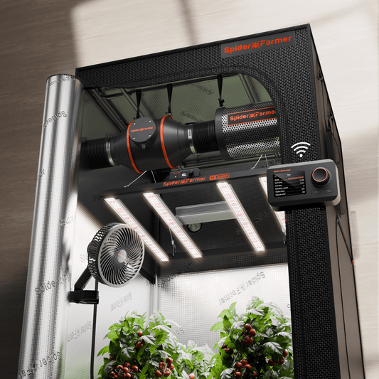 Spider Farmer G3000 LED Grow Light + 3' x 3' Grow Tent + 4" Inline Fan product image 1
