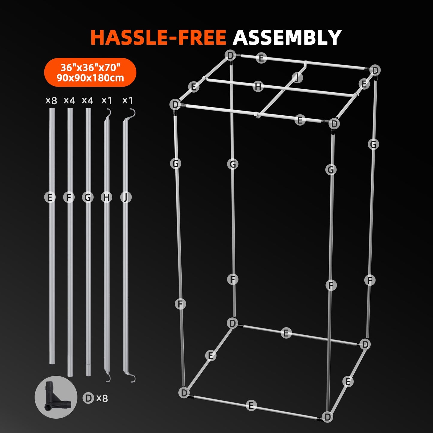 Spider Farmer G3000 LED Grow Light + 3' x 3' Grow Tent + 4" Inline Fan product image 6