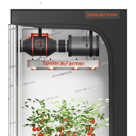 Spider Farmer G3000 LED Grow Light + 3' x 3' Grow Tent + Inline Fan Combo with Speed Controller SPIDER-SF-G3000-SET Grow Tent Kits