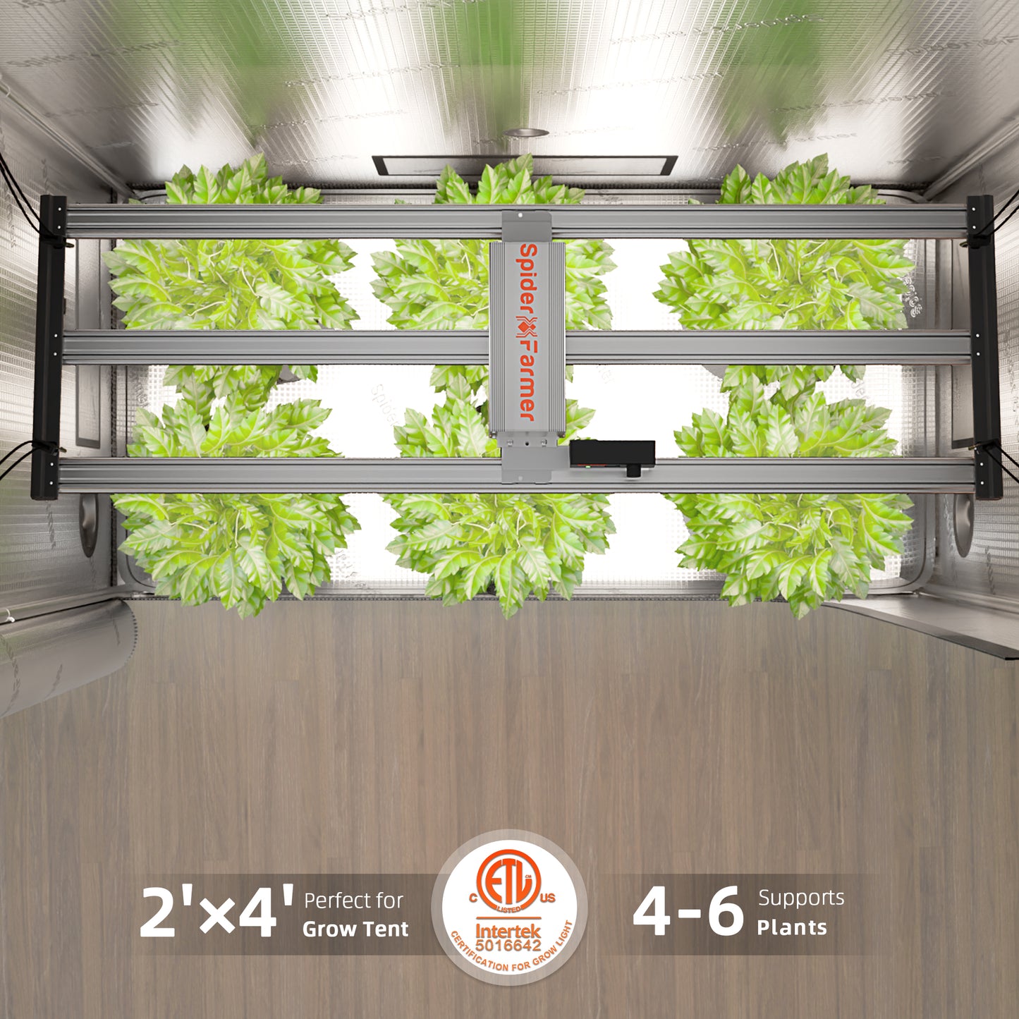 Spider Farmer G4500 450W Dimmable Full Spectrum LED Grow Light product image 7