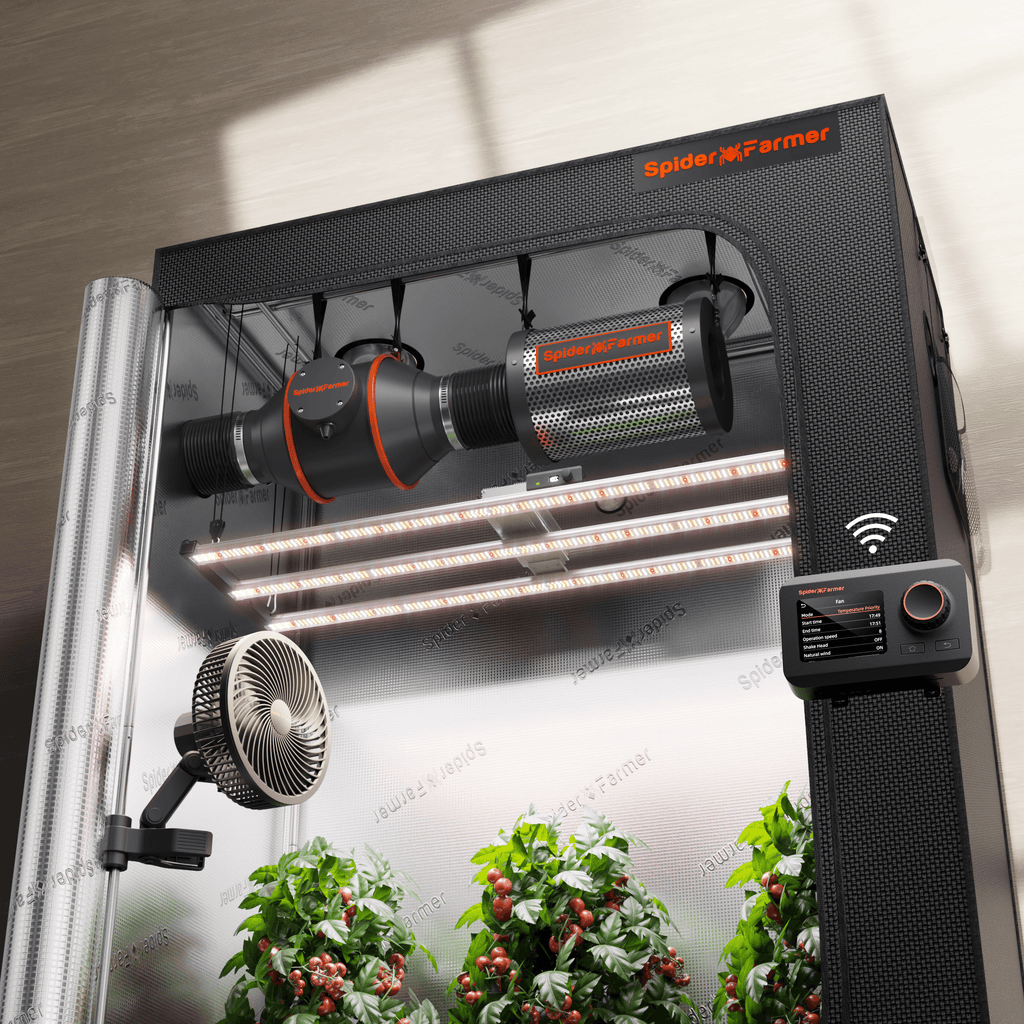 Spider Farmer G4500 LED Grow Light + 2.3' x 4.6' Grow Tent + 4" Inline product image 1