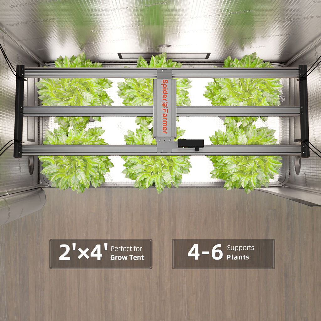Spider Farmer G4500 LED Grow Light + 2.3' x 4.6' Grow Tent + 4" Inline product image 22