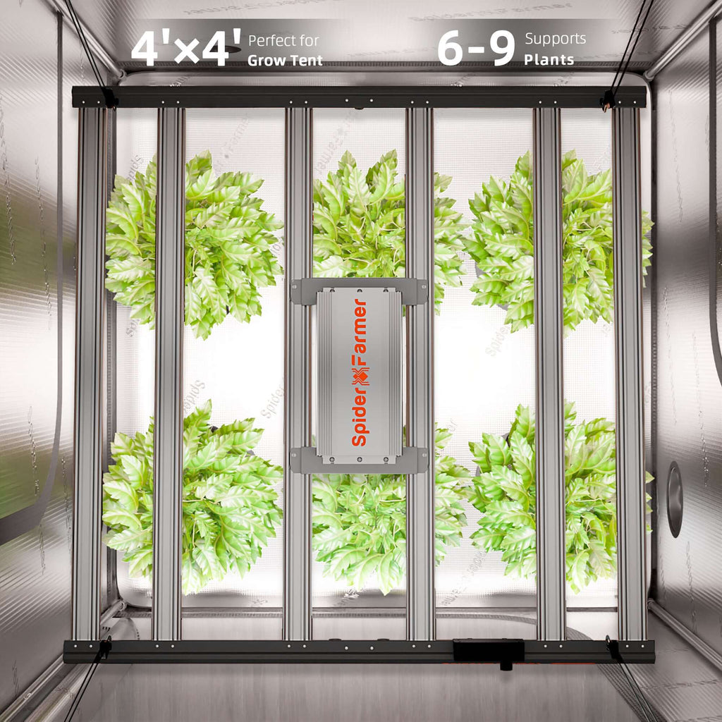 Spider Farmer G5000 LED Grow Light + 4' x 4' Grow Tent + 6" Inline Fan product image 5