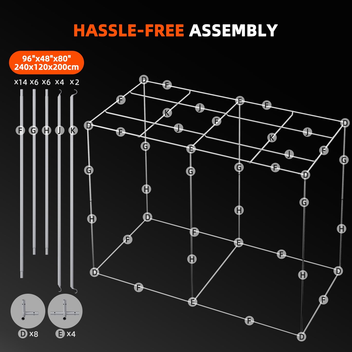 Spider Farmer G5000 x 2 LED Grow Lights + 4' x 8' Grow Tent + 6" product image 13