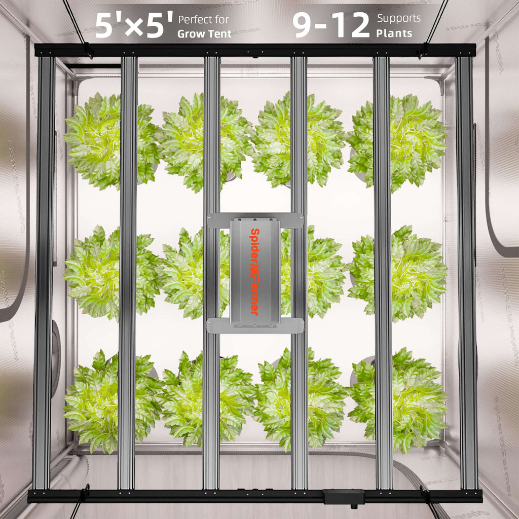 Spider Farmer G8600 LED Grow Light + 5' x 5' Grow Tent + 6" Inline Fan product image 5