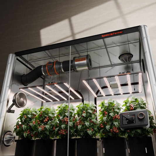 Spider Farmer G8600 x 2 LED Grow Lights + 5' x 10' Grow Tent + 6" product image 1