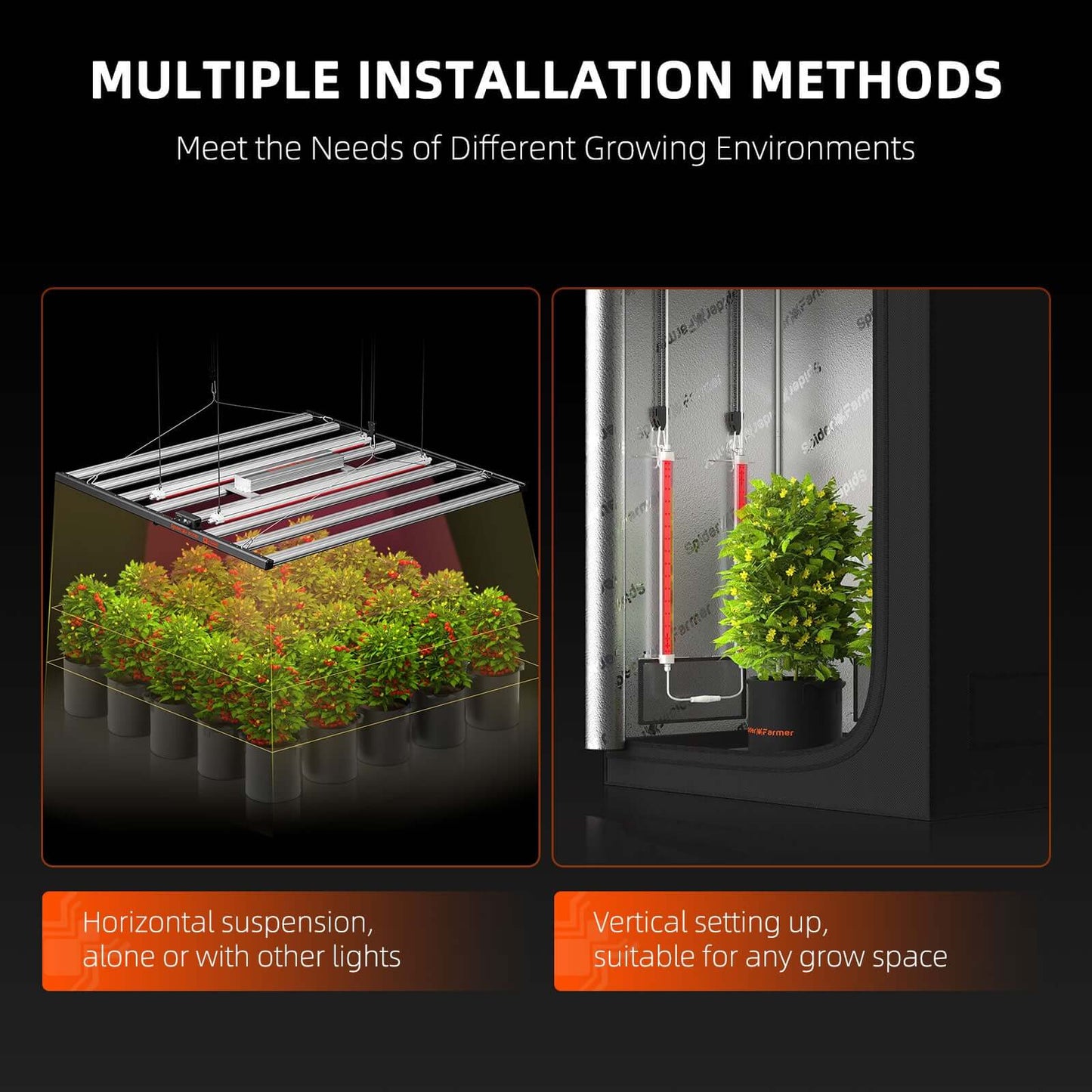 Spider Farmer GlowR80 80W 660nm Supplemental Deep Red LED Grow Light product image 6