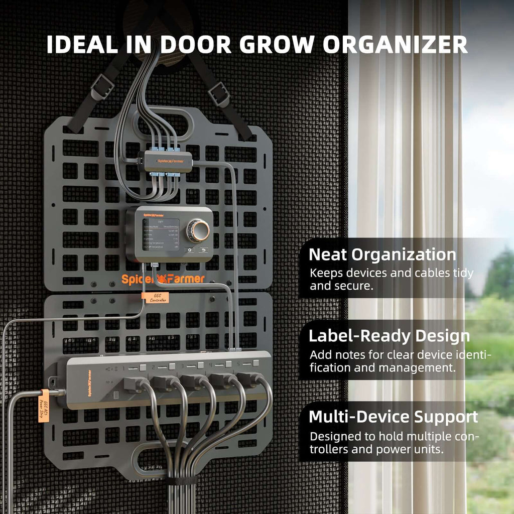 Spider Farmer Grow Tent Gear Board - Equipment & Cable Management product image 2