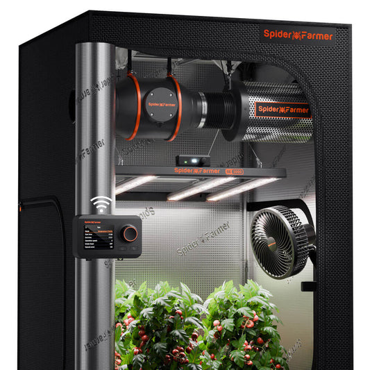 Spider Farmer SE3000 LED Grow Light + 3' x 3' Grow Tent + 4" Inline product image 1