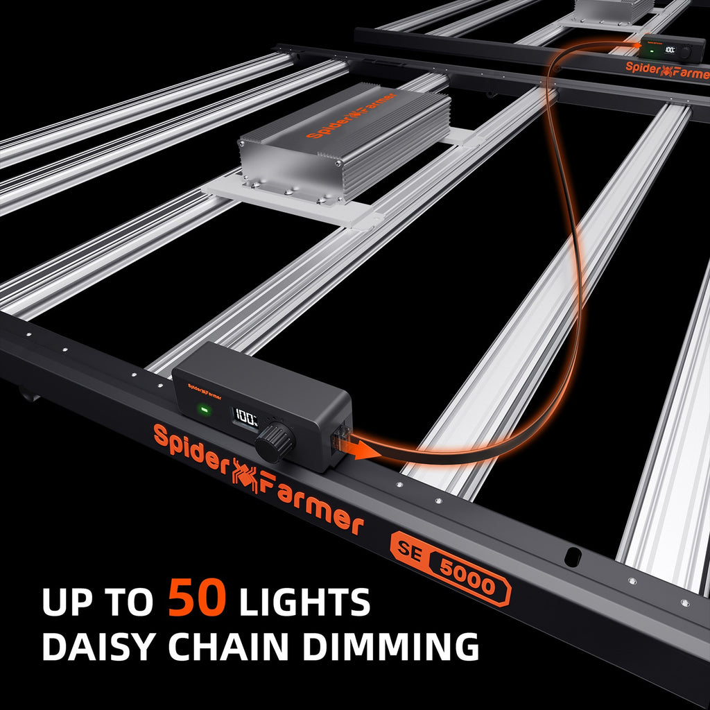 Spider Farmer SE5000 LED Grow Light + 4' x 4' Grow Tent + 6" Inline product image 20