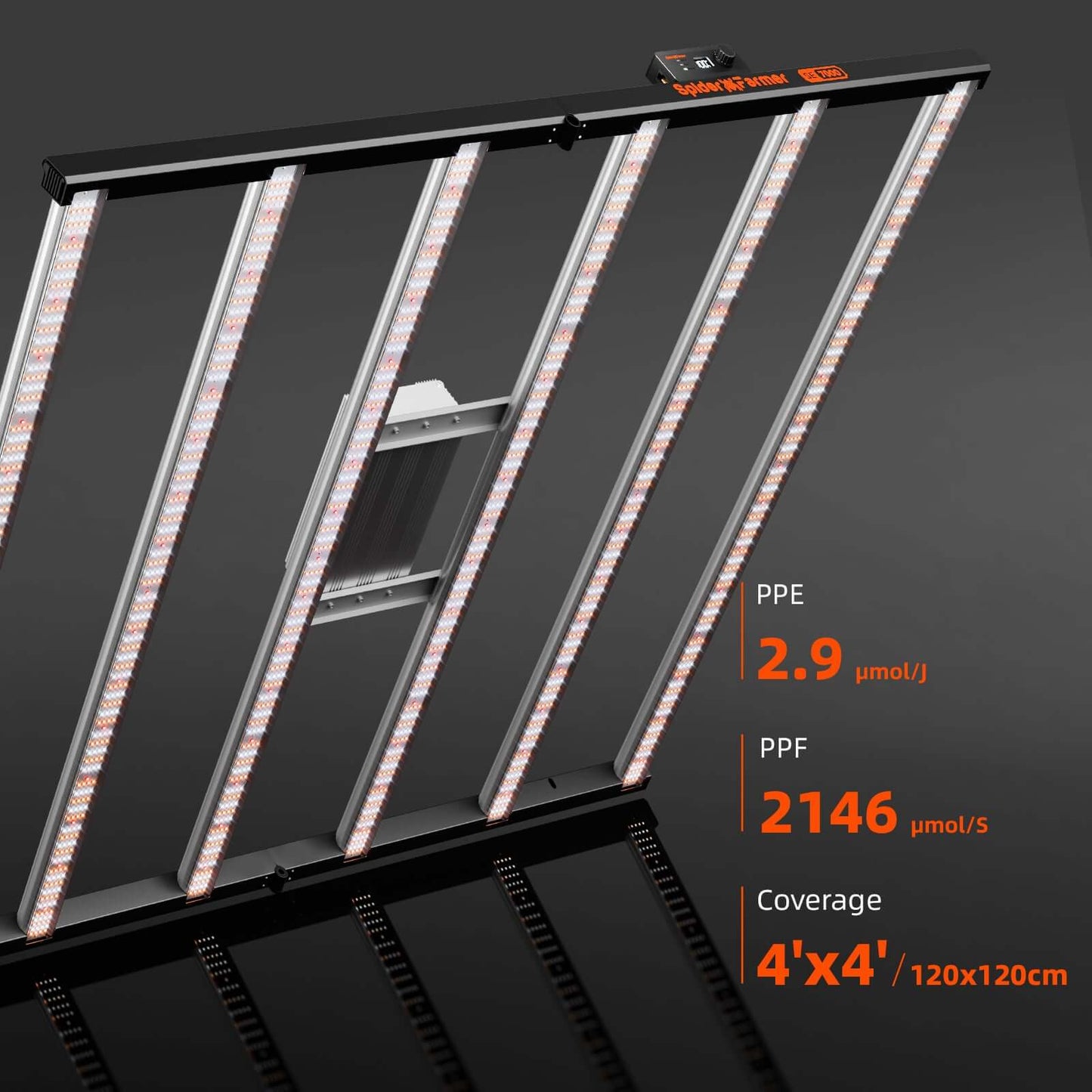 Spider Farmer SE7000 LED Grow Light + 5' x 5' Grow Tent + 6" Inline product image 3